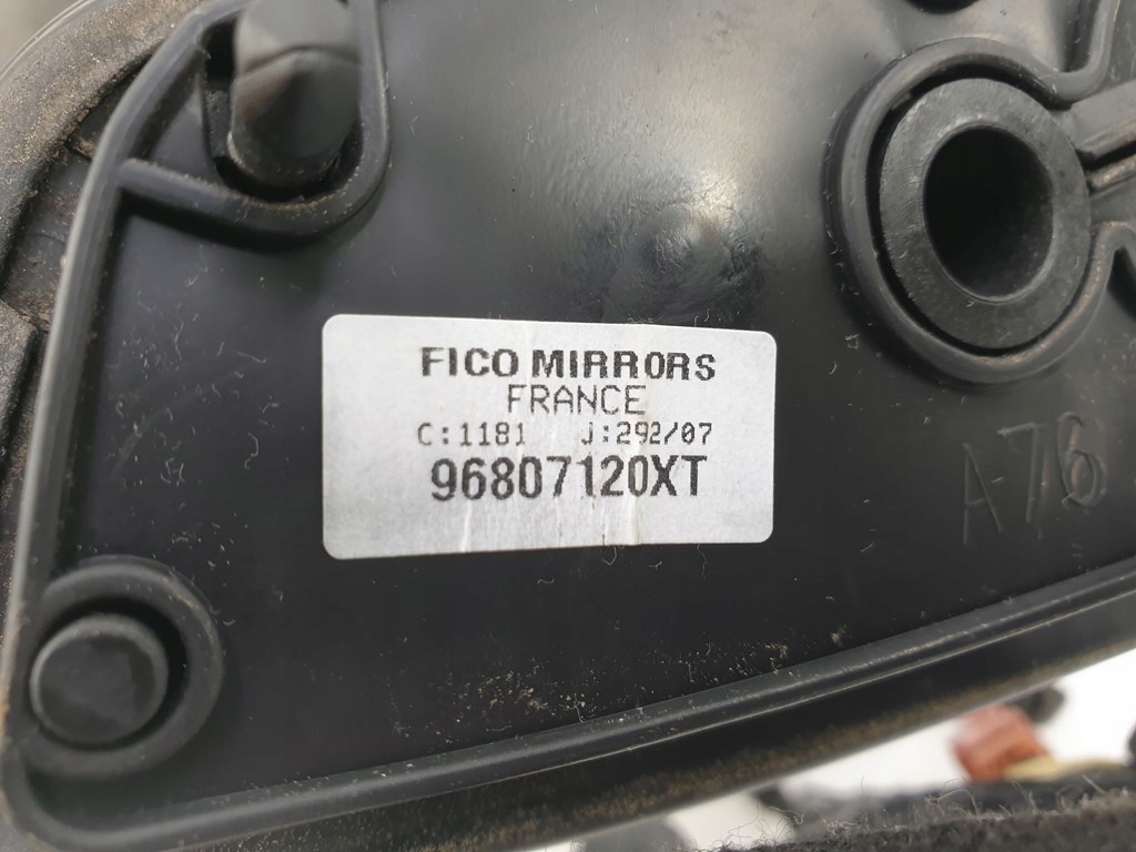 фото №5, Зеркало правое exl peugeot 207 cc 9pin europa