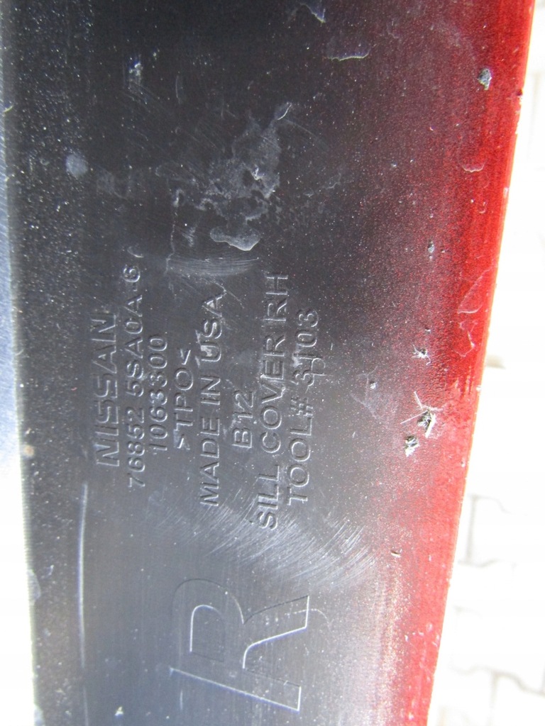 фото №9, Молдинг поріг права nissan leaf ii ze1 17-