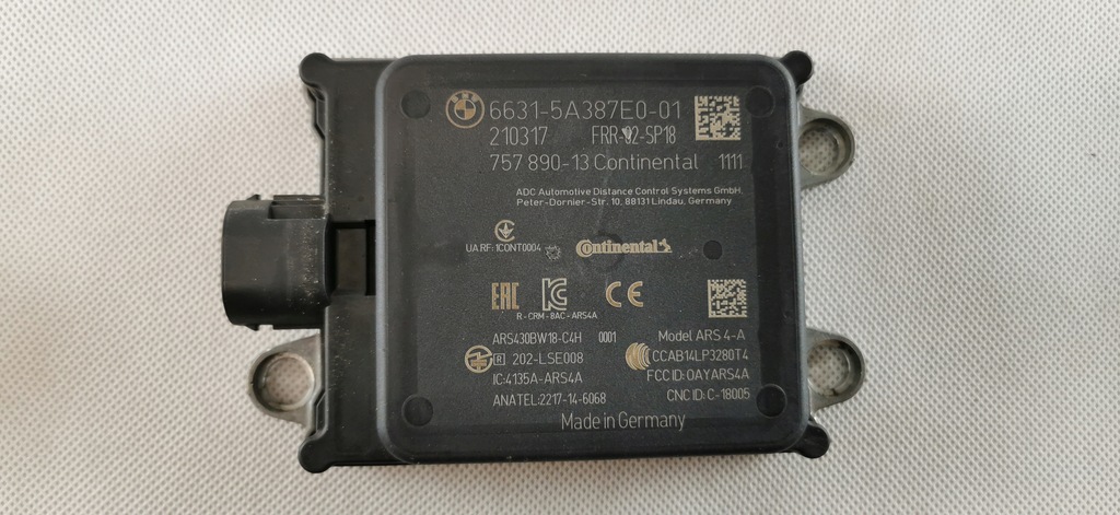 фото №1, Bmw g20 g30 g01 g05 радар dystronic 5a387e0