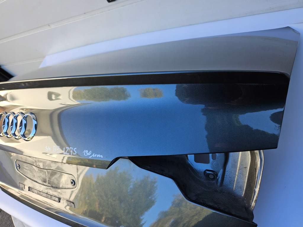 фото №6, Крышка багажника крышка багажника audi a4 b9 8w sedan lz7s s4 спойлер спойлер