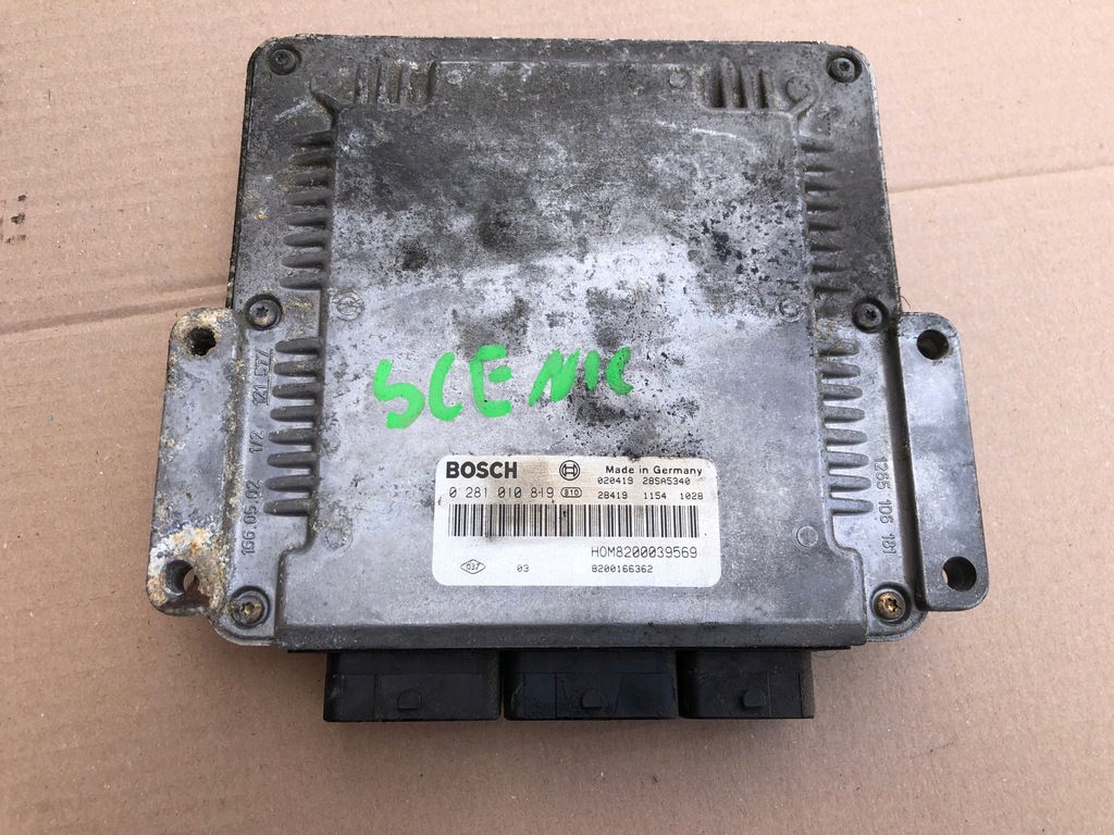 фото №1, Бортовий комп'ютер двигуна renault scenic ii 99-02 1.9 dci