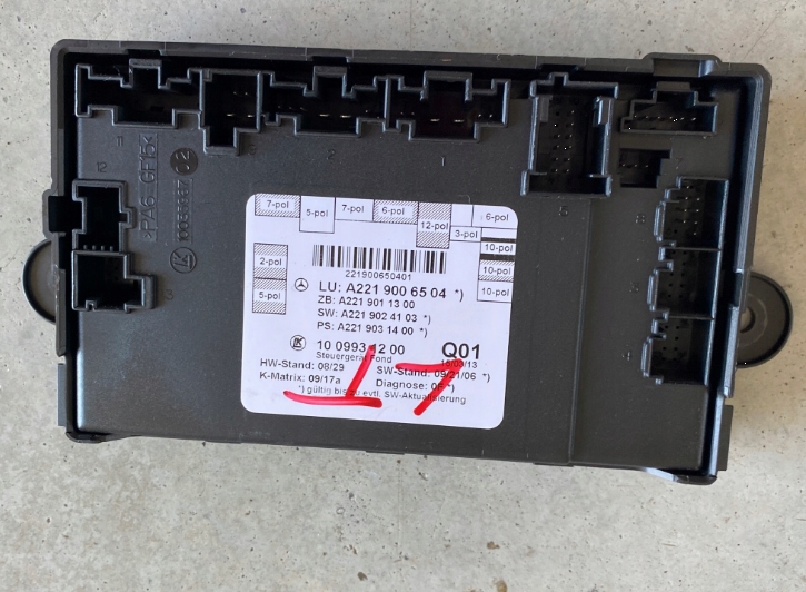 фото №1, Модуль двері задня mercedes w221 a2219006504