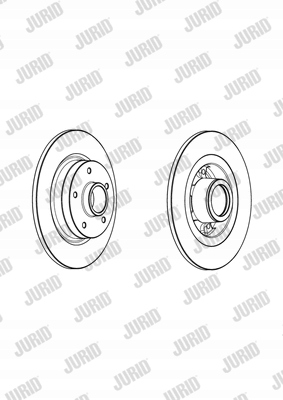 Купить Диск тормозной/задний/ renault fluence 12-