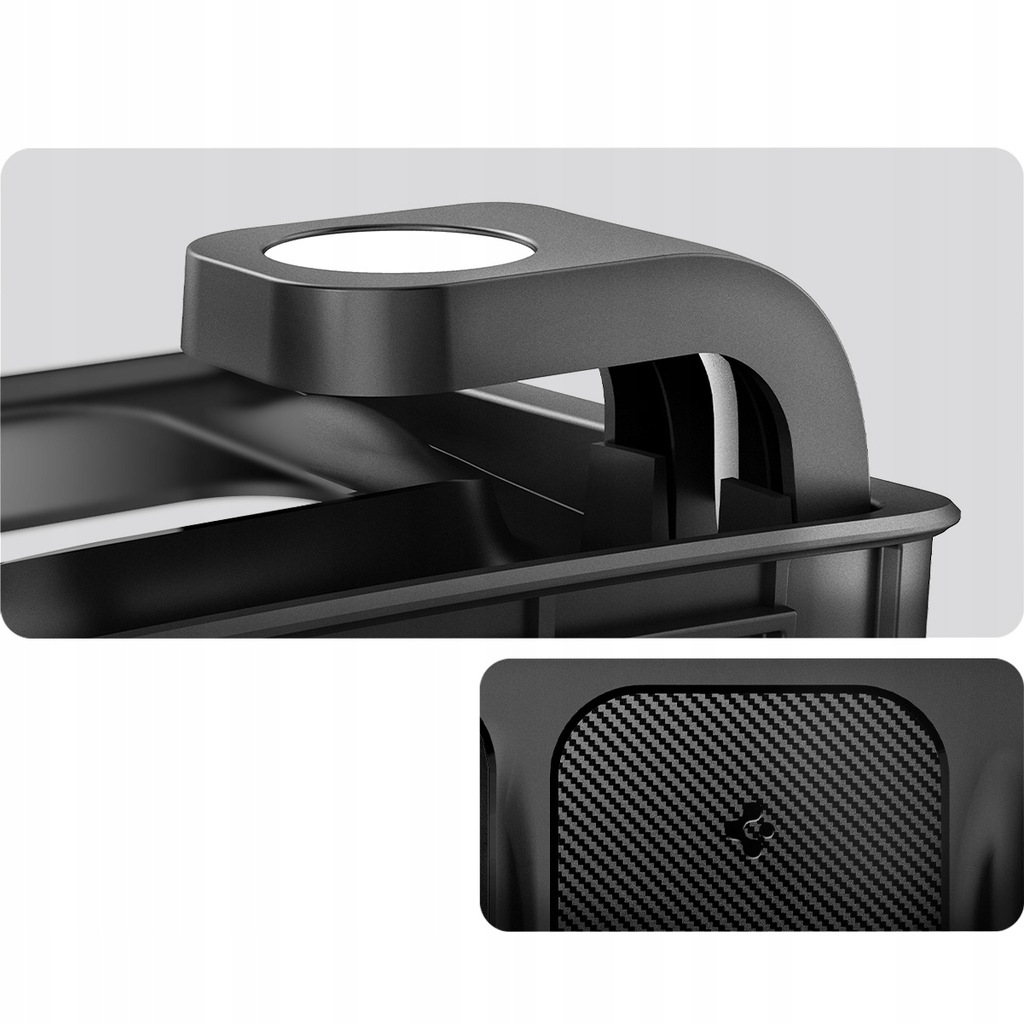 фото №10, Органайзер 3w1 spigen na ładowarkę iphone/airpods/watch do tesla model 3 / y