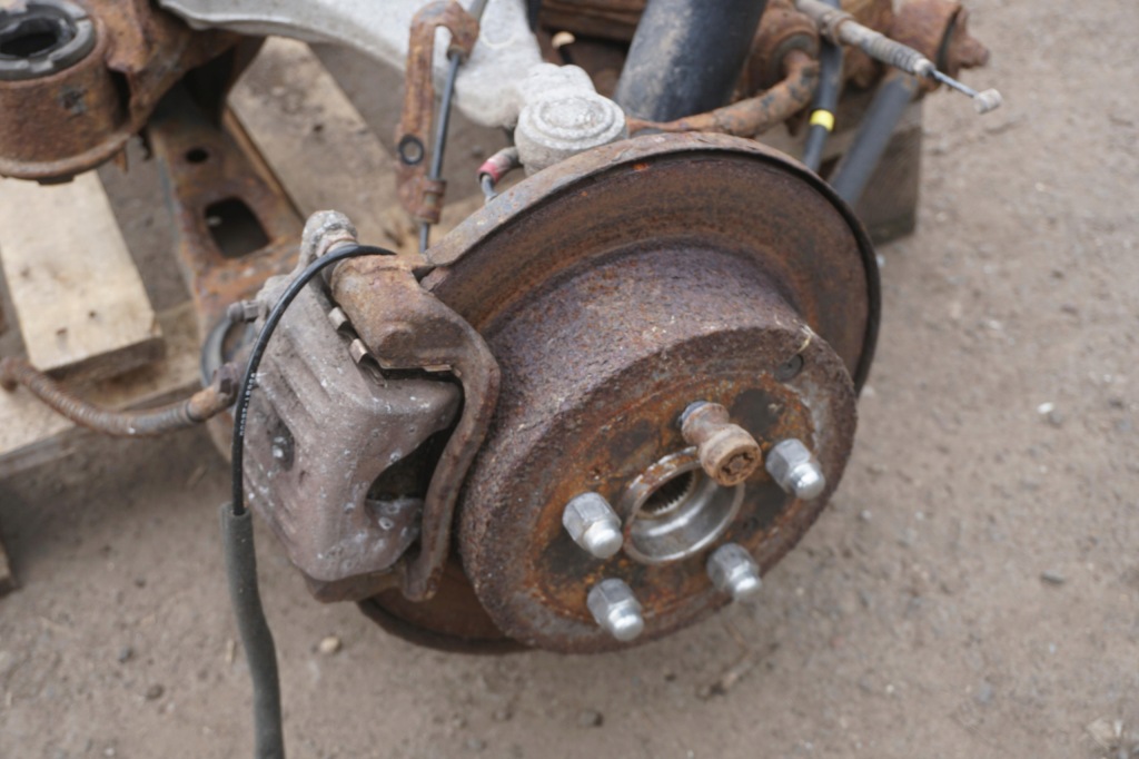 фото №8, Hyundai santa fe ii балка підвіска заднього важіль поворотний кулак 2008rok