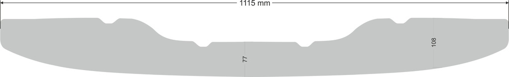 фото №9, Молдинг na бампер ford galaxy ii / iii 2006-