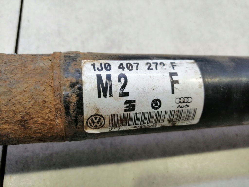 фото №6, Привідний вал права довга vw golf iv 1.9 sdi 1j0407272f