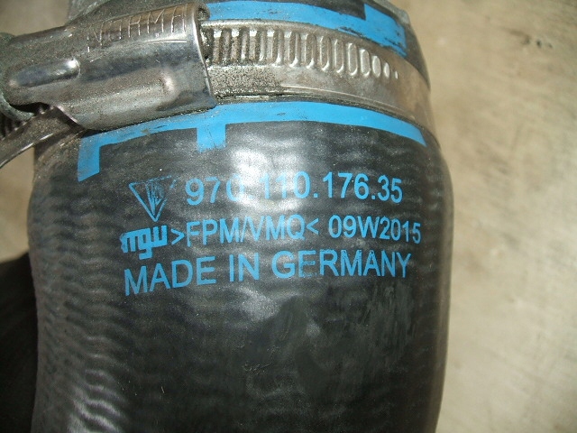 фото №10, Porsche panamera 970 3.0tdi патрубок труба повітрозабірник повітря інтеркулер