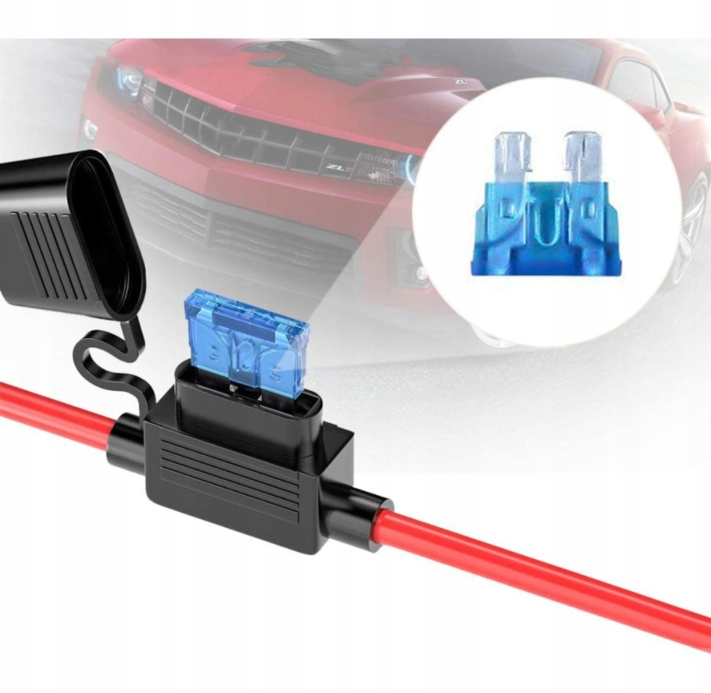 фото №3, Роз'єм прикурювача na панель з запобіжник 3.5m