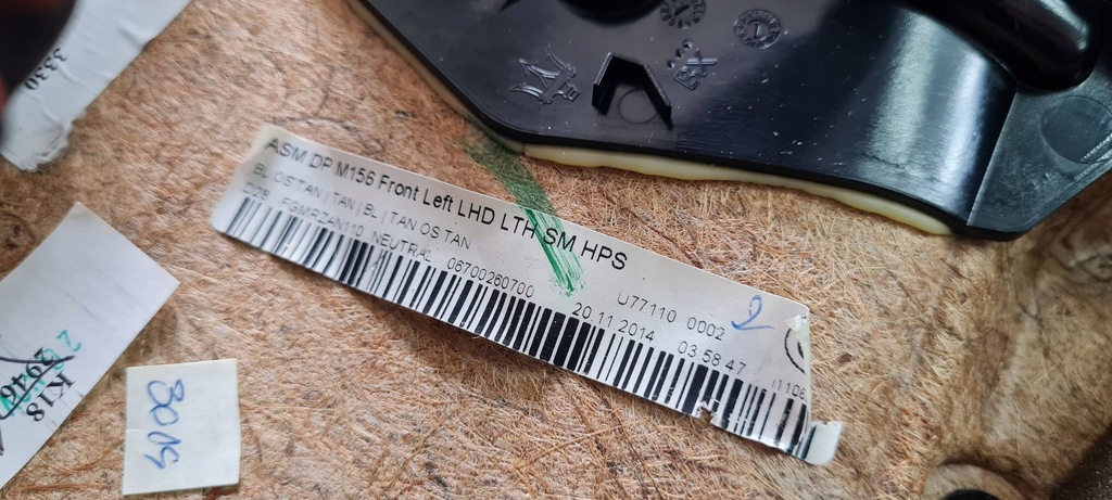 фото №16, Maserati quattroporte vi обшивка дверь левый перед кожа bowers wikilns