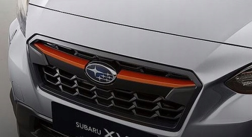 фото №1, Накладки решетка subaru xv crosstrek оригинал 17-21 orange