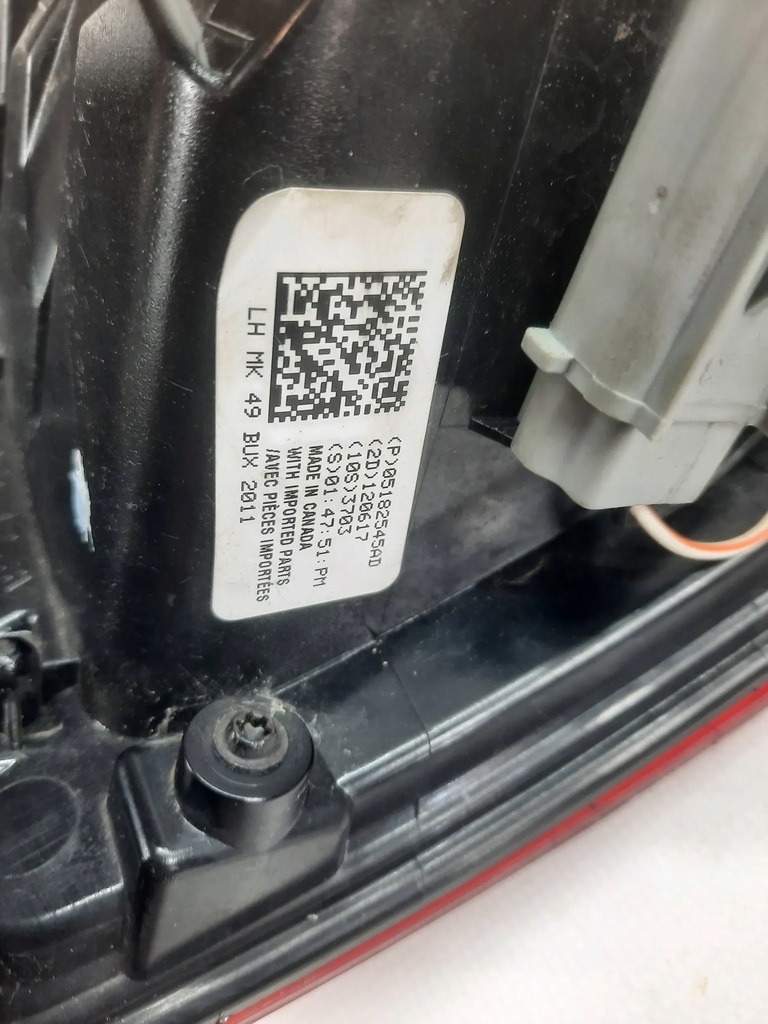 фото №7, Лампа левый задняя левая задняя jeep compass i lift 05182545