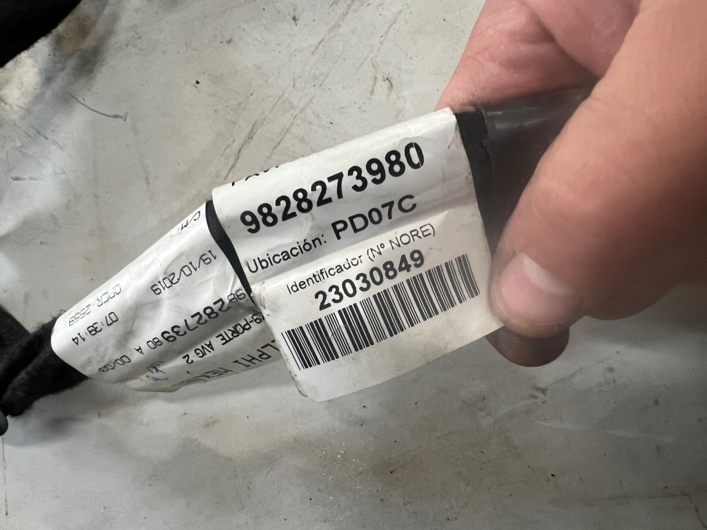 фото №7, Peugeot partner iii iv 19- жгут электропроводка дверь левая перед