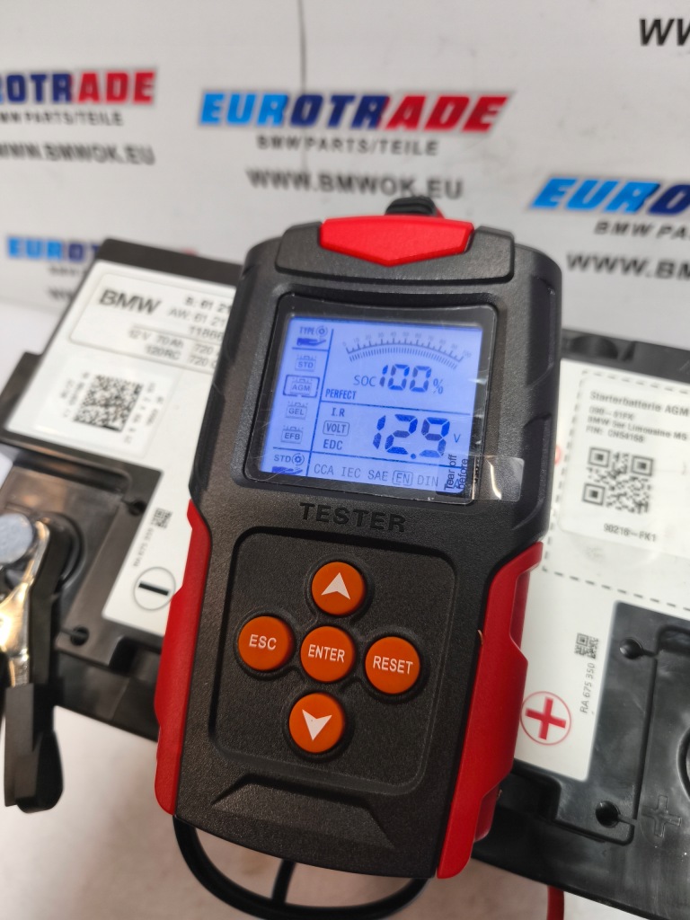 фото №6, Bmw аккумулятор vrla agm 70ah 720a 2023 rok 100% sprawność