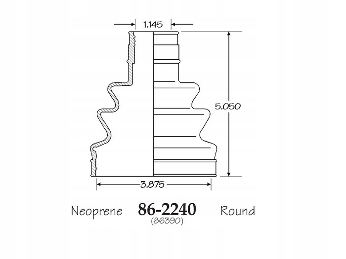 фото №1, Захист шарнір внутрішня chevrolet blazer 92-94
