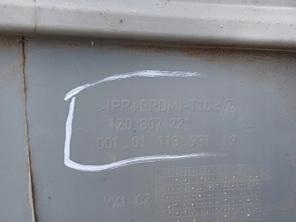 фото №10, Skoda octavia 2 ii 04-08 бампер перед передній 1z0807221