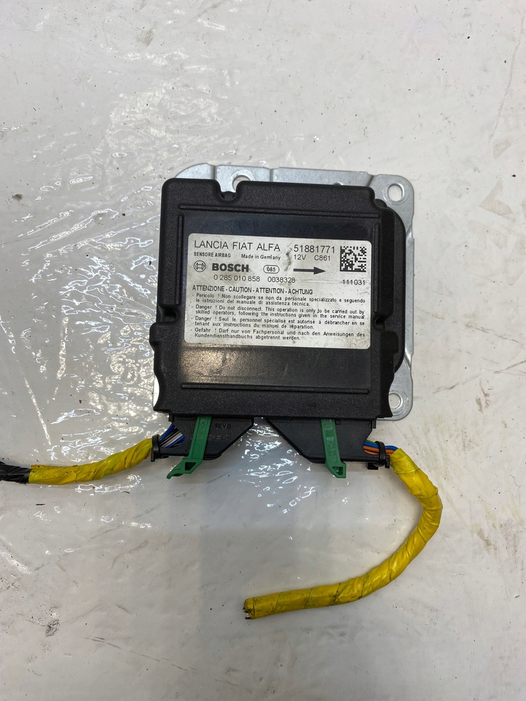 фото №1, Fiat doblo ii датчик подушка безопасности 51881771
