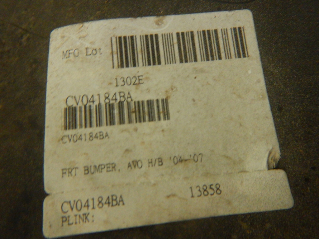 фото №9, Chevrolet aveo i t200 03-08 hb 5d бампер перед передний противотуманные фары