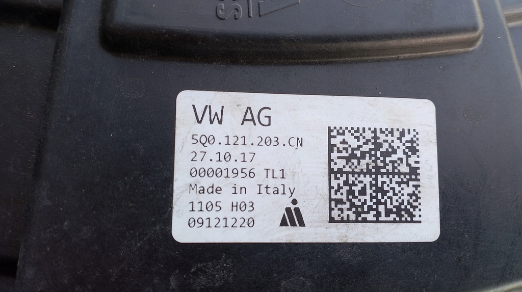 фото №7, Audi vw seat skoda корпус вентилятора 5q0121207ap