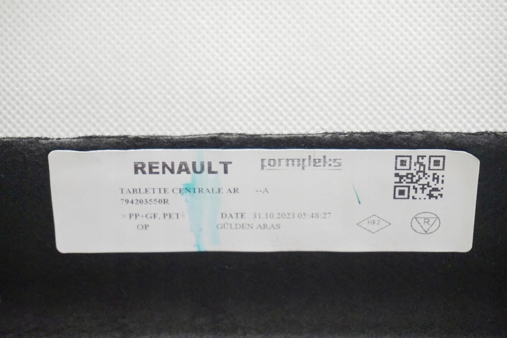 фото №8, Полиця задня багажника renault clio v lift 794203550r