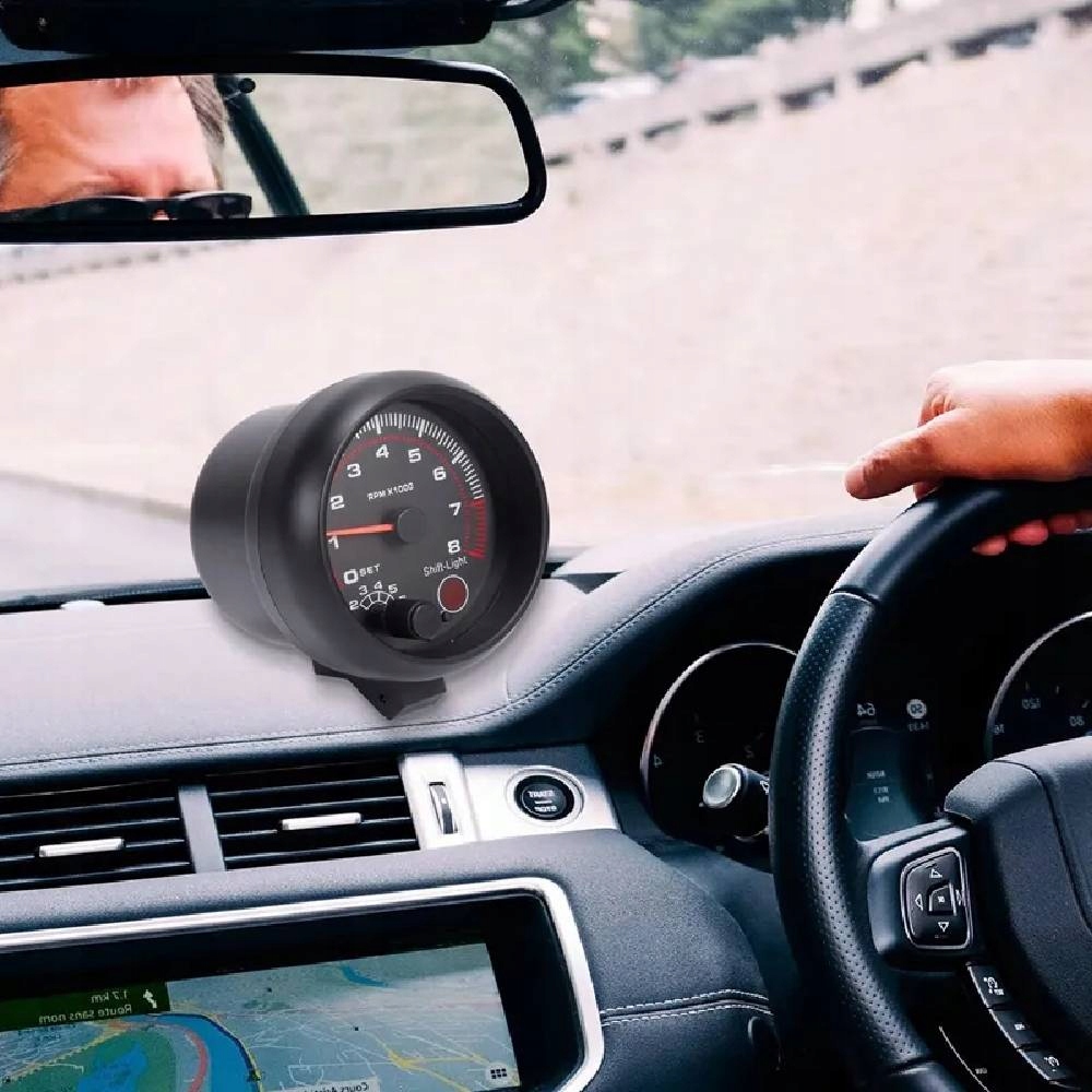 фото №14, Obrotomierz бензин чорний індикатор лічильник