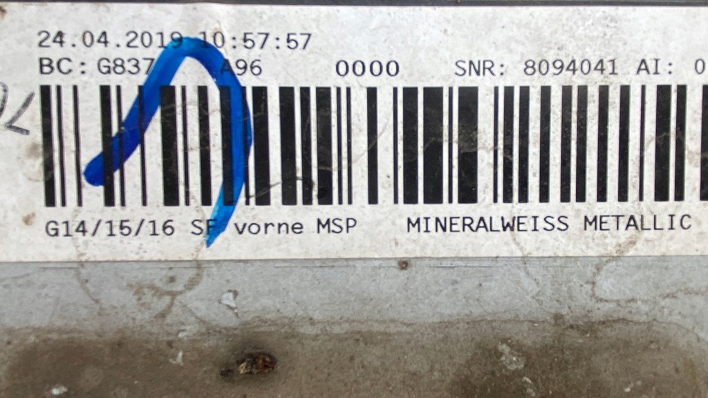 фото №8, Бампер передний bmw 8 g14 g15 g16 m набор