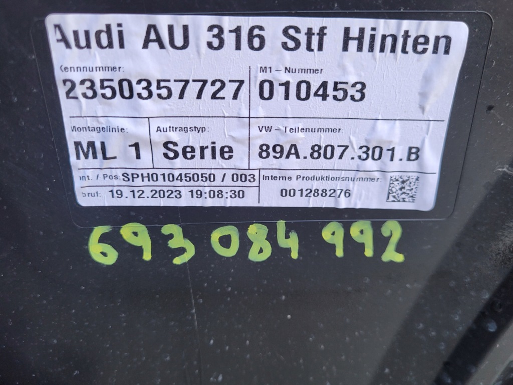 фото №8, Audi q4 89a e-tron s-line 21- бампер задня задній