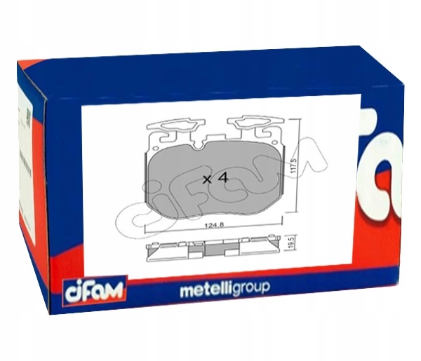 фото №1, Гальмівні колодки гальмівні перед cifam do bmw 8 g14 m 850i