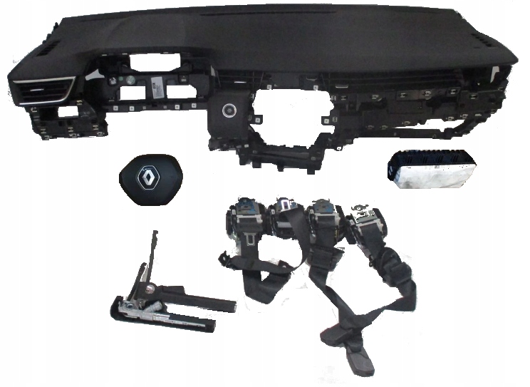 фото №1, Renault clio v 5 приборная панель подушка безопасности ремни комплект