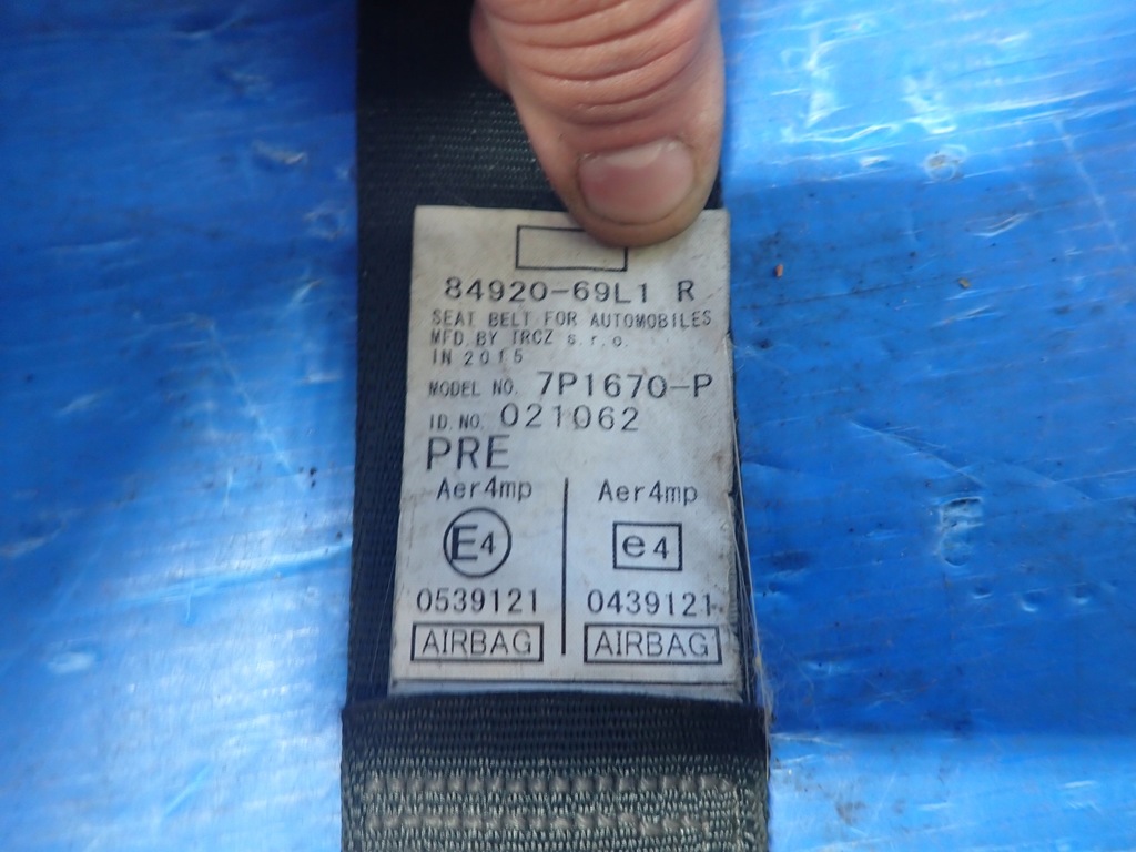 фото №6, Szt pas безпеки правий перед suzuki swift mk7