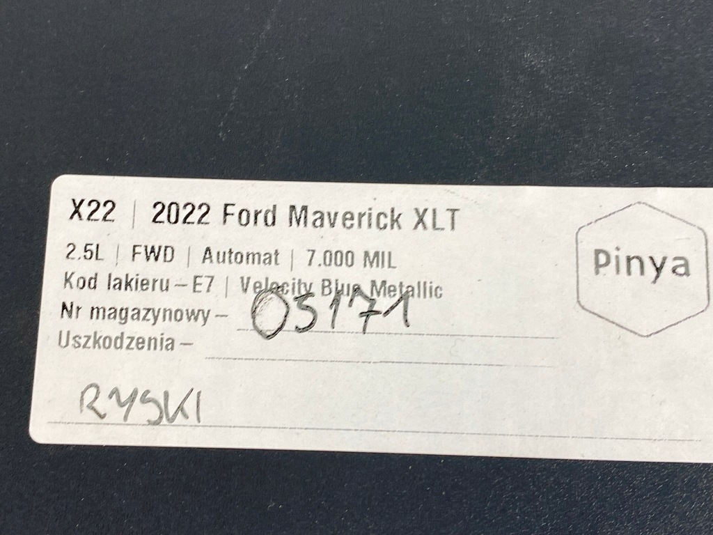 фото №6, Основа акумулятор ford maverick 2022+ usa