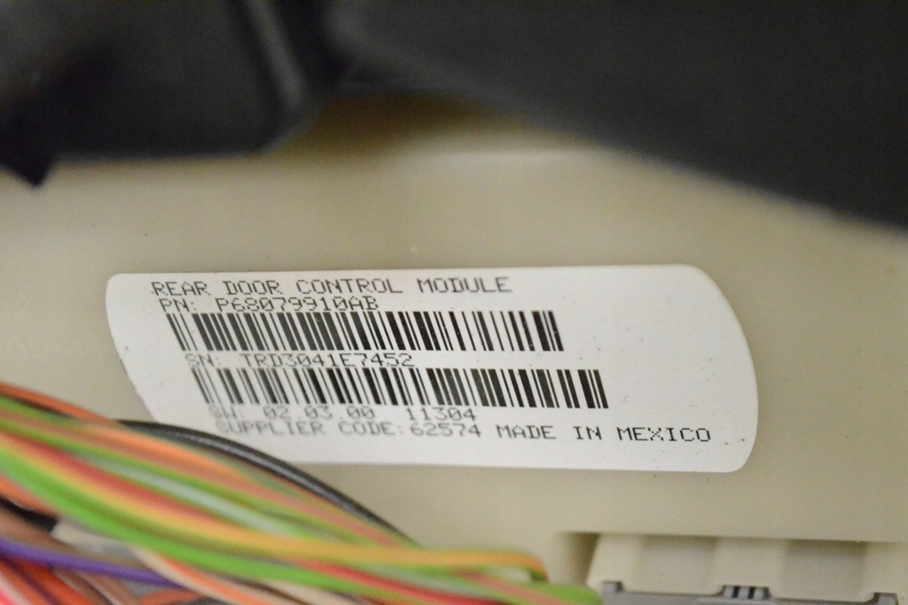 фото №10, Підйомник скло задніх правих двері dodge grand caravan 3016661n 2011