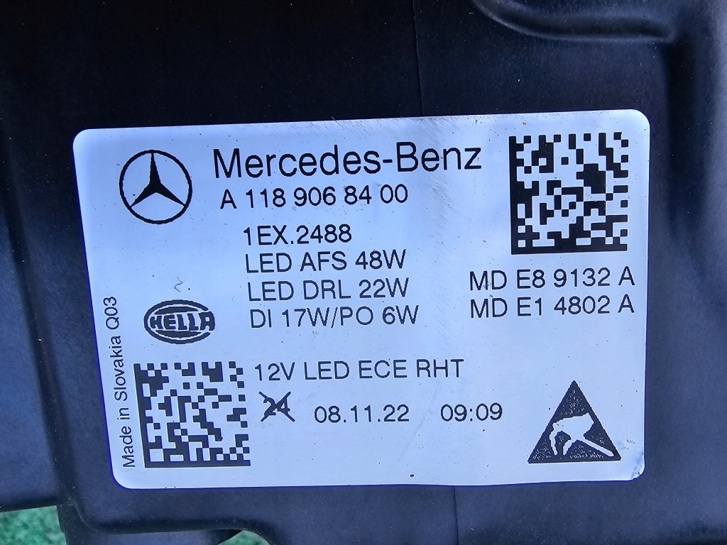 фото №5, Mercedes cla w118 full led лампа передня