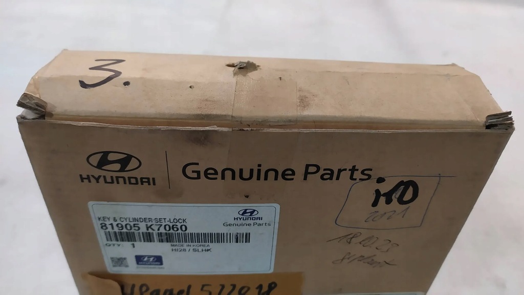 фото №7, Ключ замок зажигания замок hyundai i10 новый