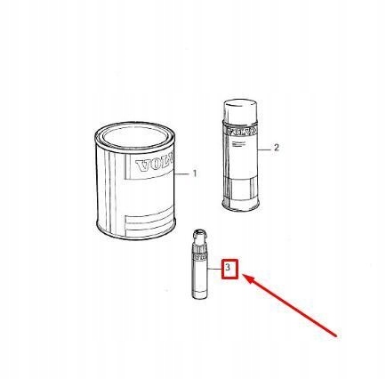 фото №7, Volvo c30 оригінальний набір pisaków червоний 31266537