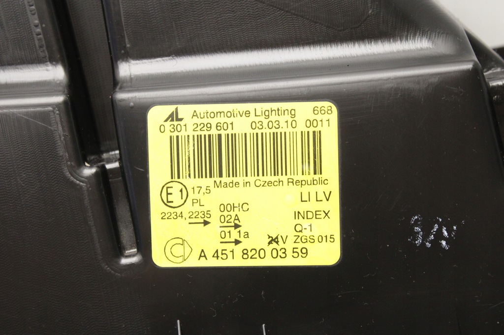 фото №8, Smart fortwo 451 ii 07r- фара левый лампа левая перед передняя