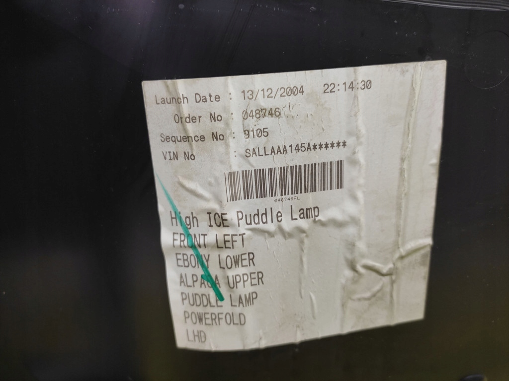 фото №14, Land rover discovery iii обивка обшивка дверь левый перед