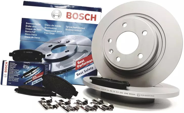 фото №1, Bosch тормозные диски+ тормозные колодки задняя chevrolet orlando 292mm