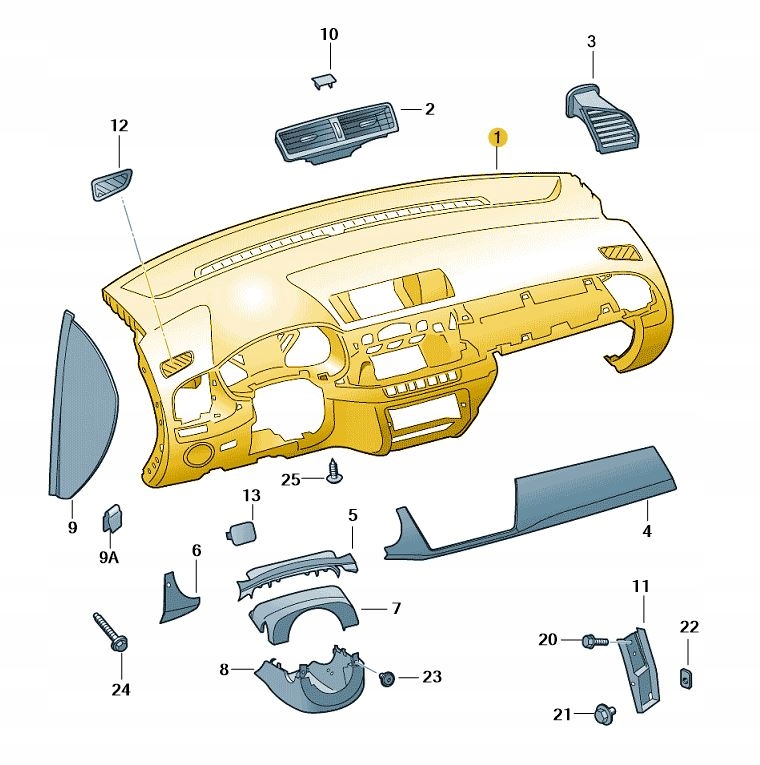 фото №9, Приборная панель приборная skoda fabia 3 iii 2015-
