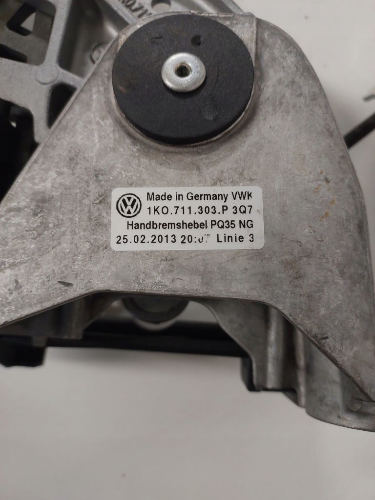 фото №11, Рычаг ручного кожа vw golf vi 1k0711303p
