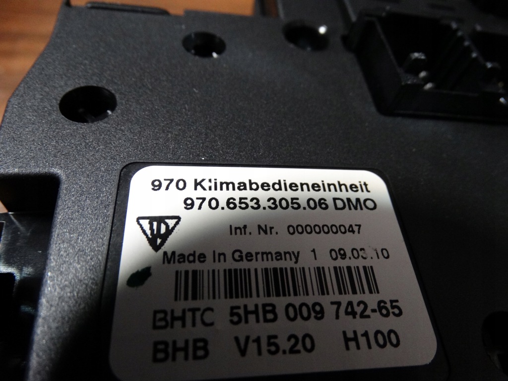 фото №8, Idealny панель кондиціонера porsche panamera 970 1