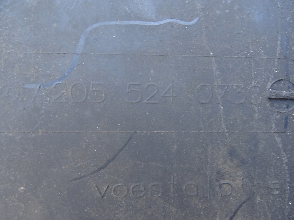 фото №11, Плита pod бампер mercedes w205 a2055240730