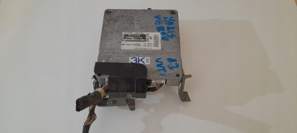 фото №1, Бортовой компьютер двигателя toyota yaris 1.3 vvti