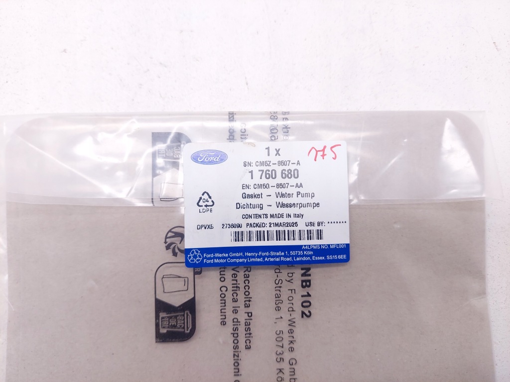 Купити Ford прокладка насоса води 1760680 cm5g-8507-aa