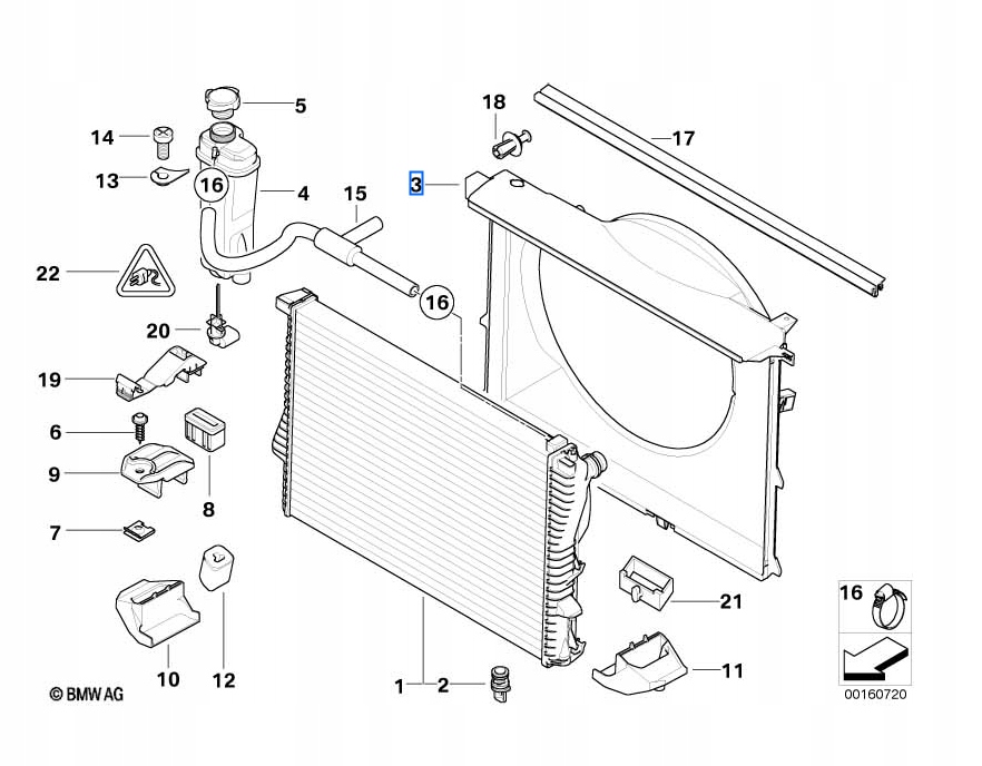 Захист вентилятора bmw e39 520i 523i 525i 528i 530 Недорого