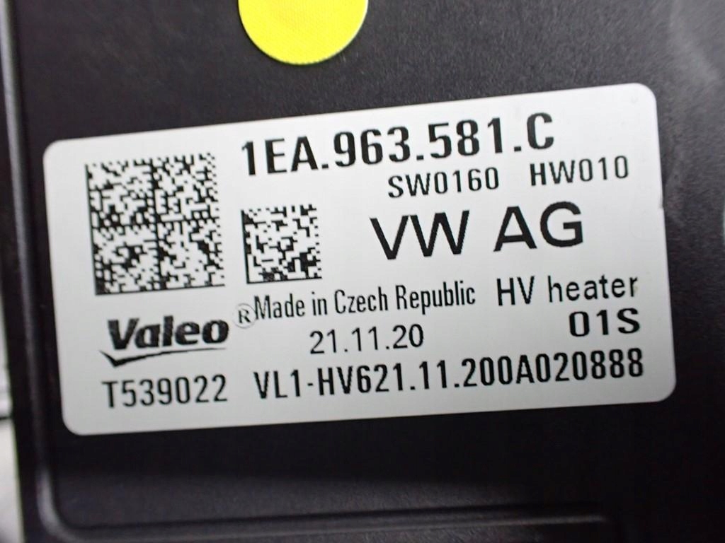 фото №9, Обігрівач повітродувка europa 1ea963581c 1ea820351am vw id4 id.4 21r