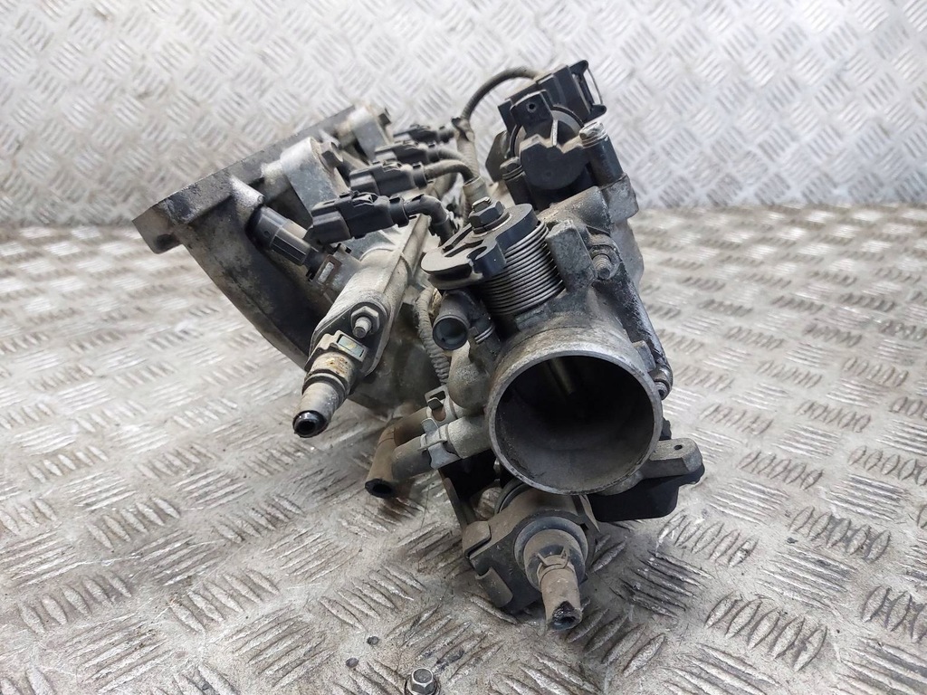 фото №8, Коллектор всасывающий + дроссельная заслонка форсунки моторчик шаговый getz 1.3 12v