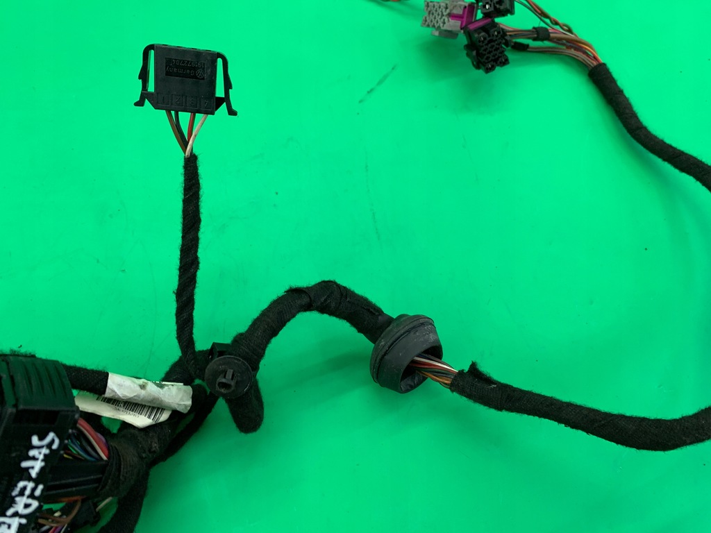 фото №7, Жгут электропроводка дверь левый перед skoda superb i 1 lift 01-08 3u0971121cl