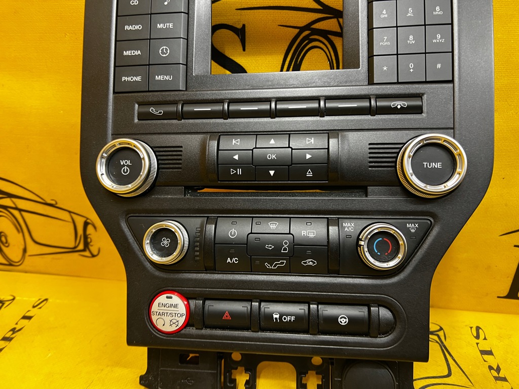 фото №4, Панель кондиционера радио кнопка запуск стоп ford mustang vi usa