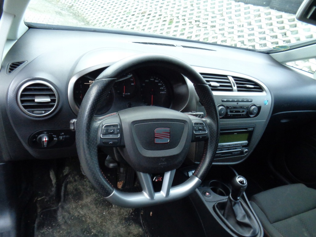 фото №8, Seat leon ii 2 lift 09-12r панель приладів подушки безпеки подушка безпеки 2x ремені europa оригінал